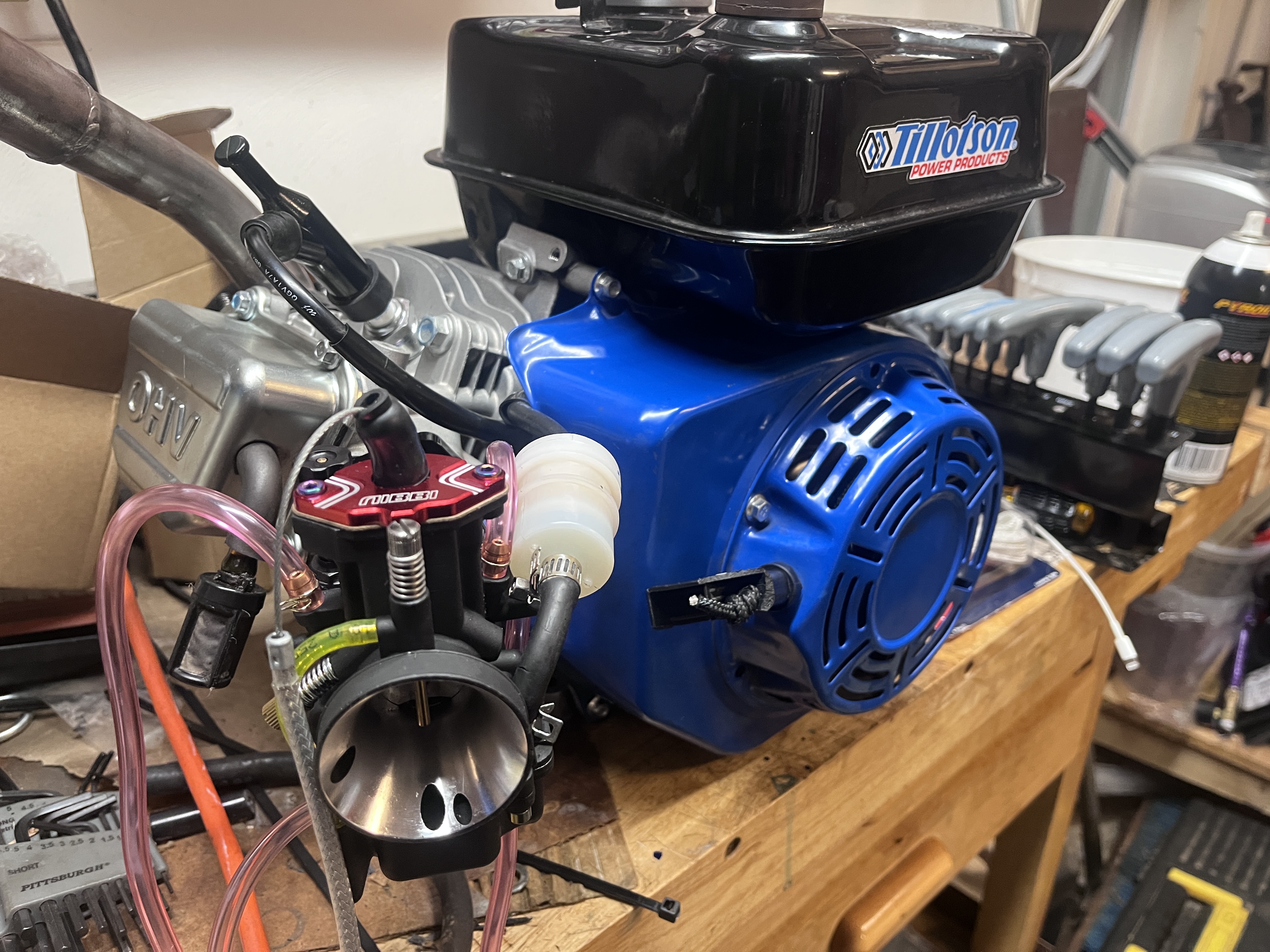 Nibbi carburetor and mini-bike engine repaired by MOWTOR in Virginia Beach, VA